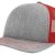 HEATHER GREY/RED (SPLIT)